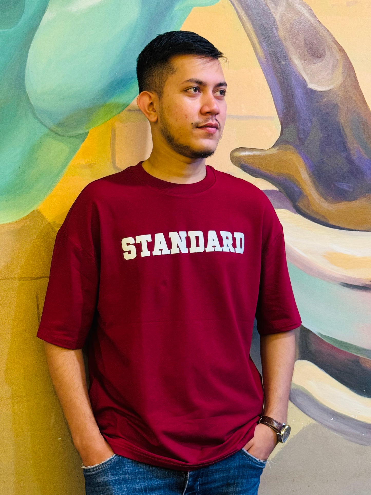 Standard - Drop Shoulder Print T-Shirt