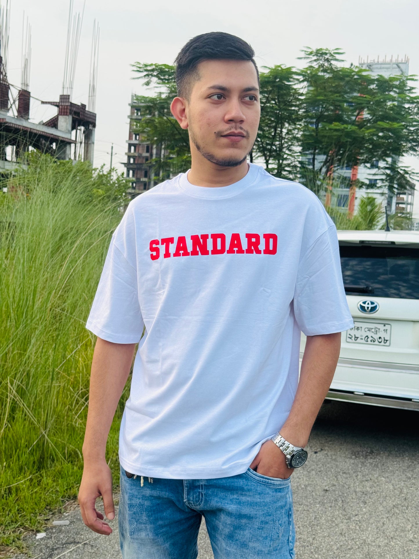 Standard - Drop Shoulder Print T-Shirt