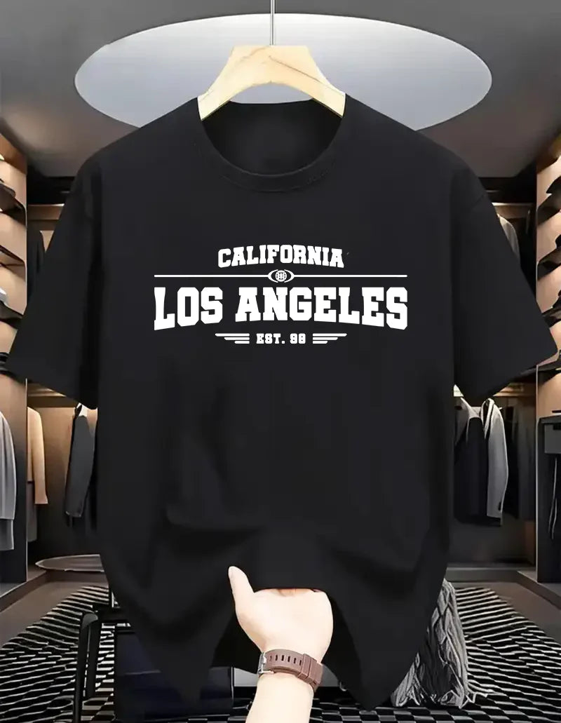 Los Angeles - Drop Shoulder Print T-Shirt