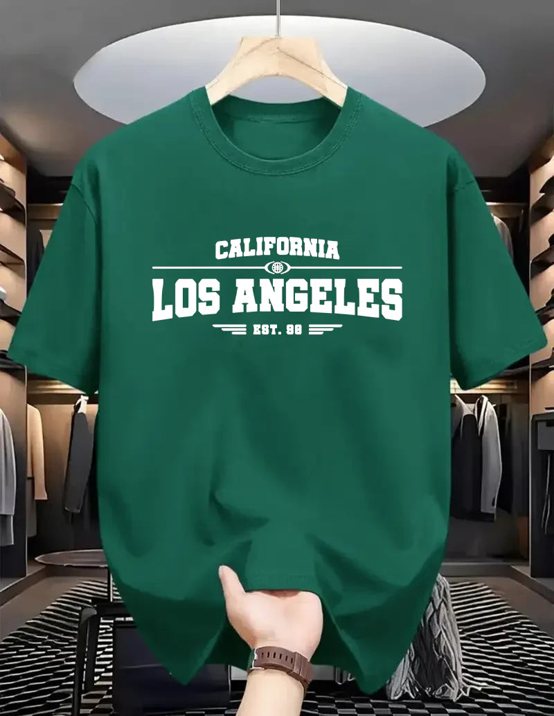 Los Angeles - Drop Shoulder Print T-Shirt