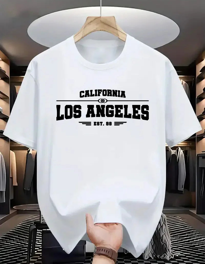 Los Angeles - Drop Shoulder Print T-Shirt