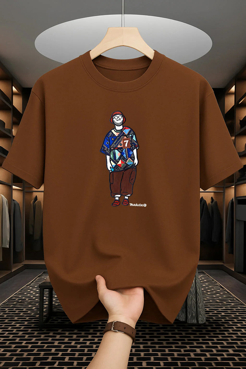 Makuta Design - Drop Shoulder Print T-Shirt