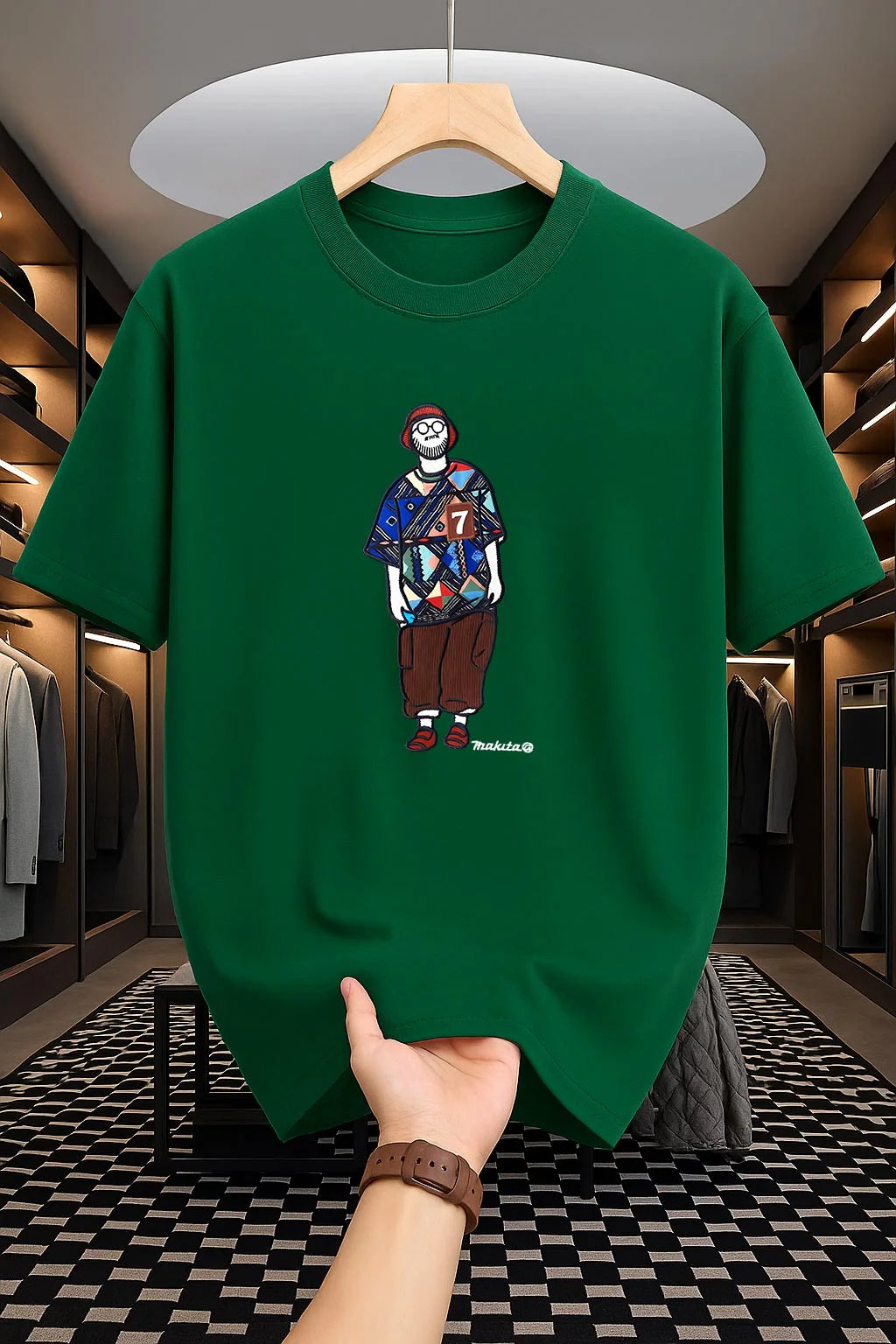 Makuta Design - Drop Shoulder Print T-Shirt