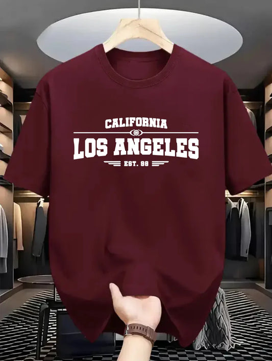 Los Angeles - Drop Shoulder Print T-Shirt